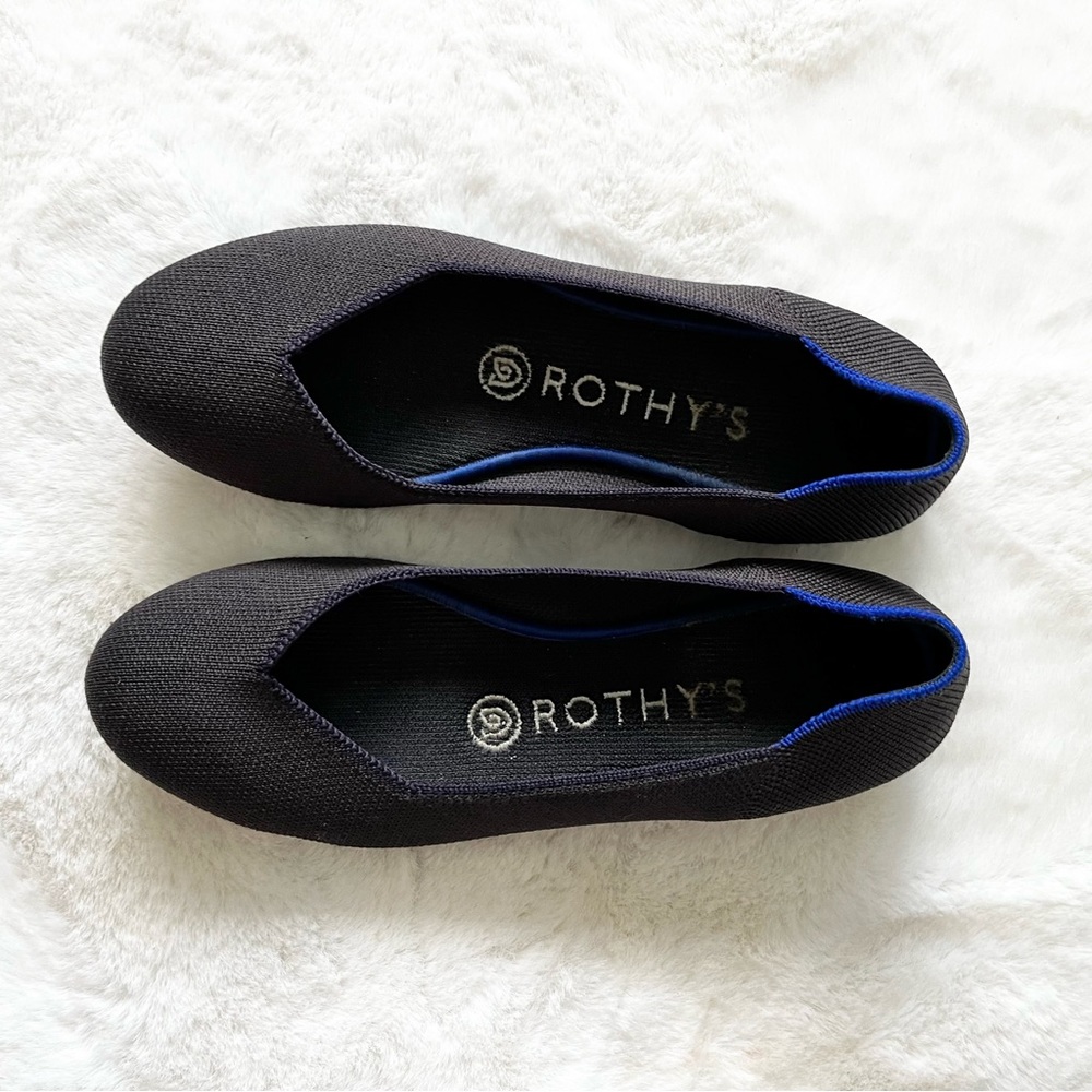 ROTHY’S THE FLAT BALLET SIZE 6 TRENDY CLOSET STAPLE CAPSULE WARDROBE MINIMALIST - Picture 5 of 7